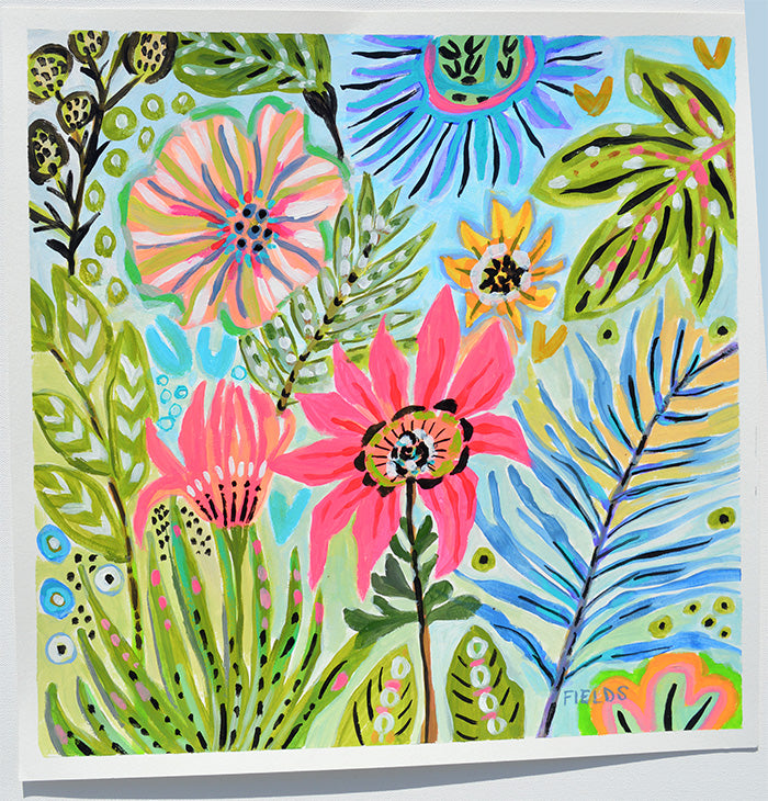 Whimsical Garden Flowers