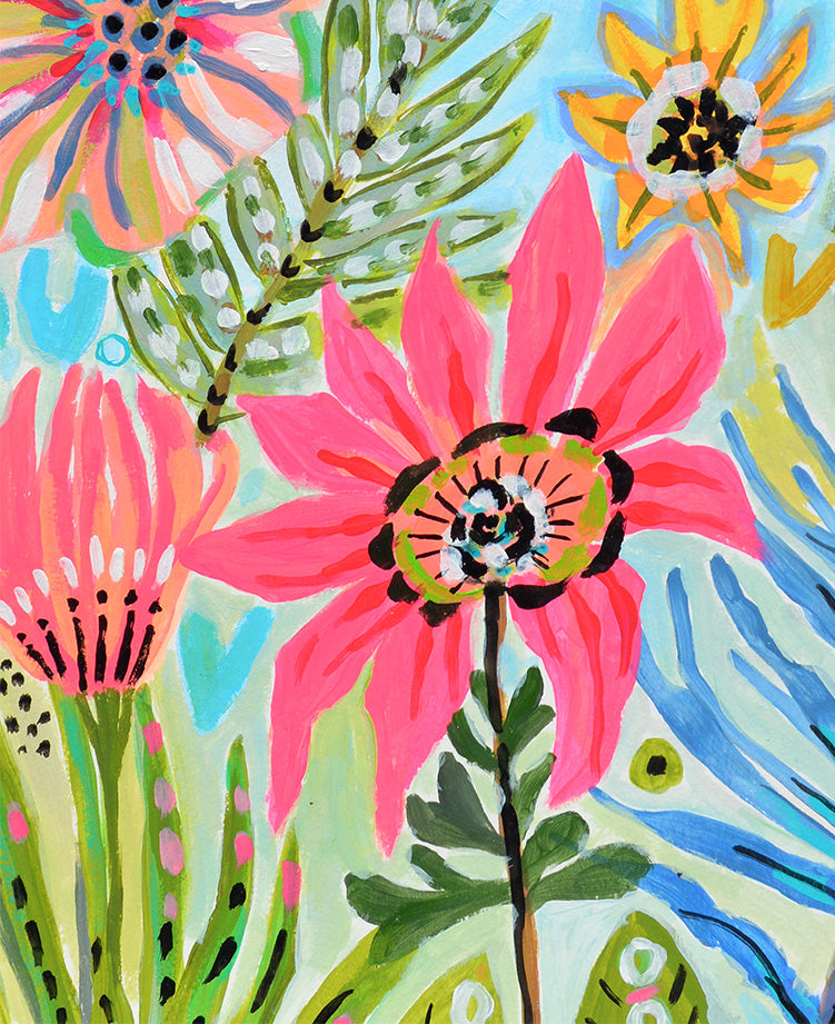 Whimsical Garden Flowers