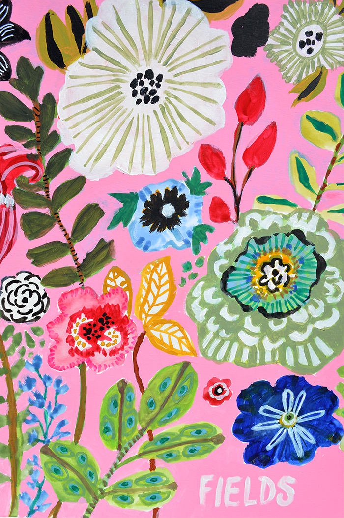 Hot Pink Summer Flowers