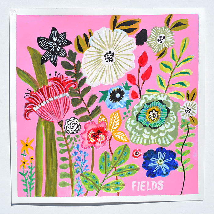 Hot Pink Summer Flowers