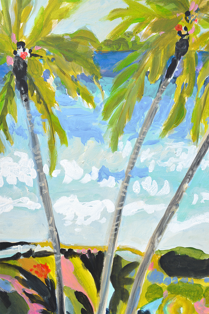 Three Lone Palms